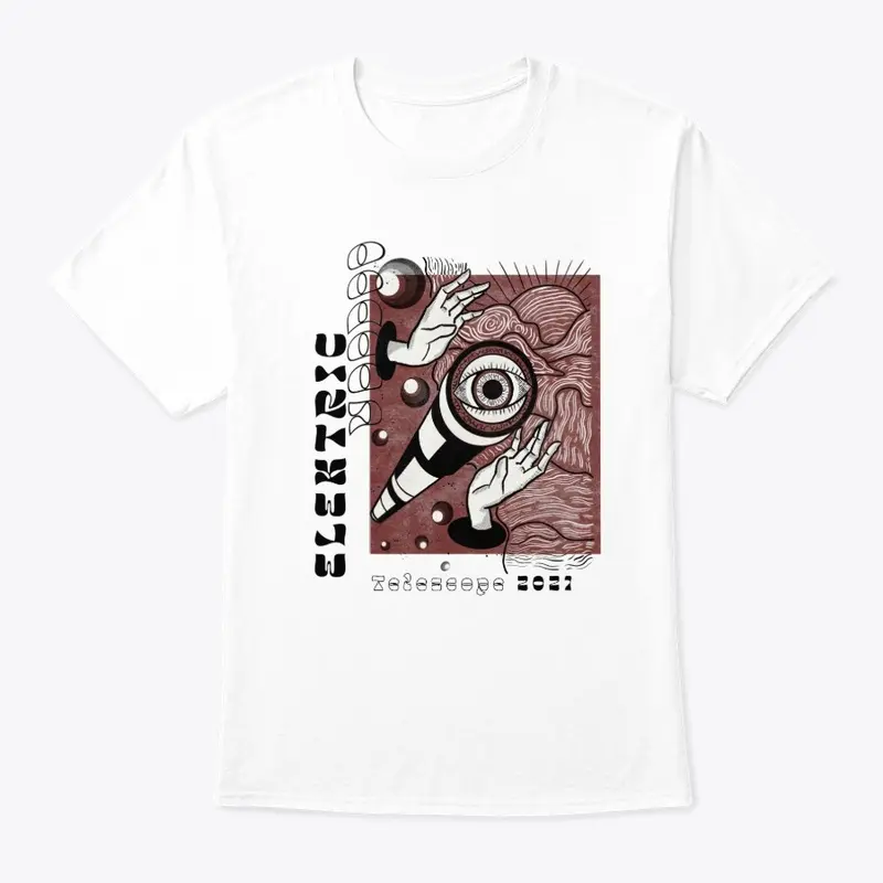 EV White Telescope T Shirt